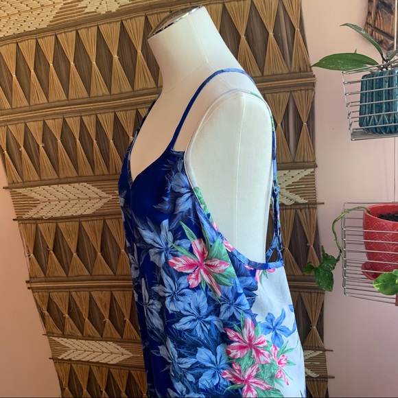 BNWT Beautiful Strappy Floral Print Tank Maxi Dress Size Large - Picture 6 of 10